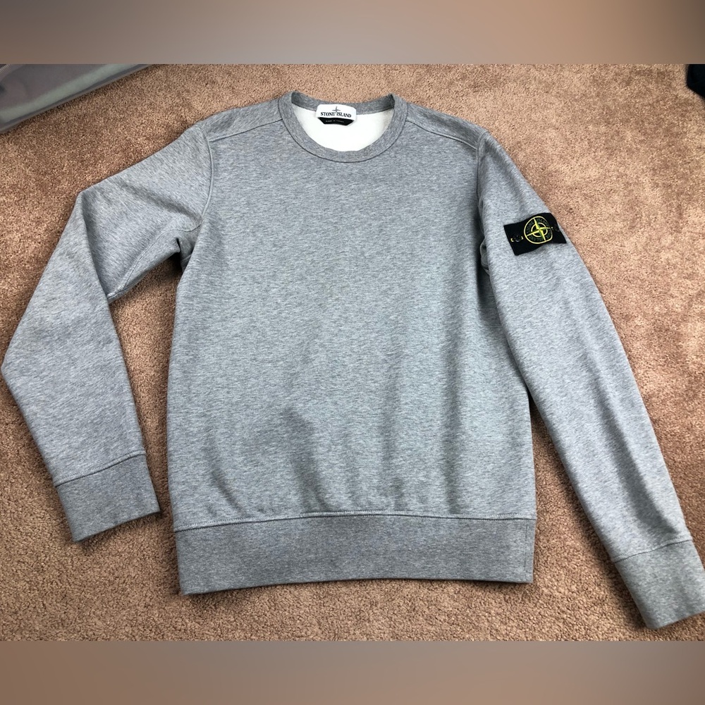 Stone Island Loop Back Crewneck Sweatshirt size Medium